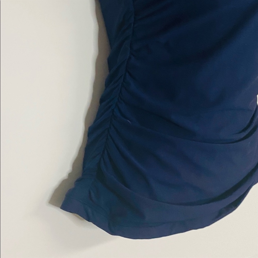 Athleta TALL Square Neck Bra Cup Tankini 36B/C Tall Navy - Picture 5 of 10